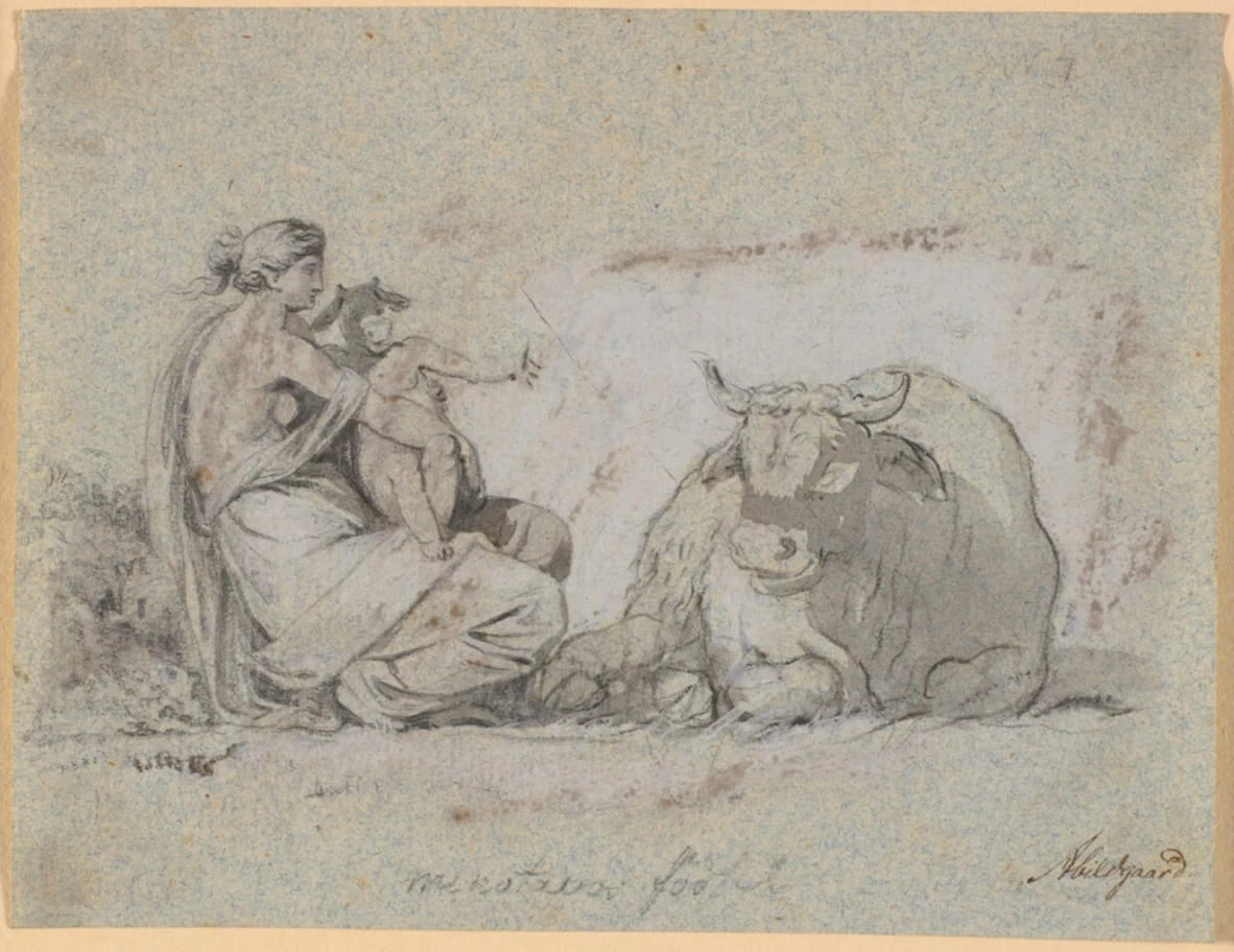 Pasifae con il piccolo Minotauro - Statens Museum for Kunst